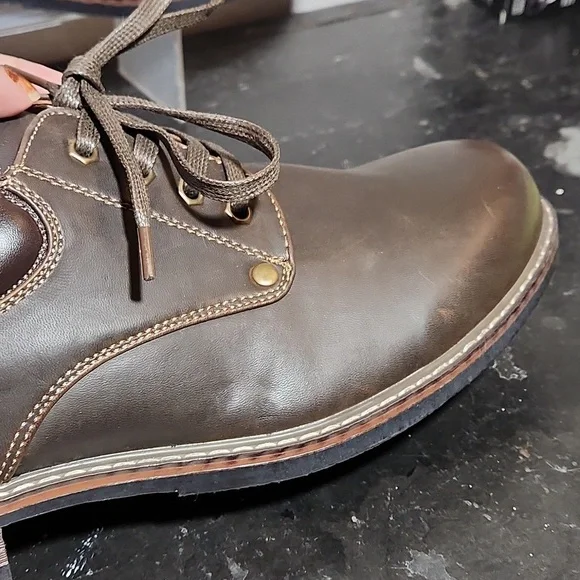 MOUNTAIN CREEK Lace Tie Steven Shoe Brown 12M - Picture 3 of 13